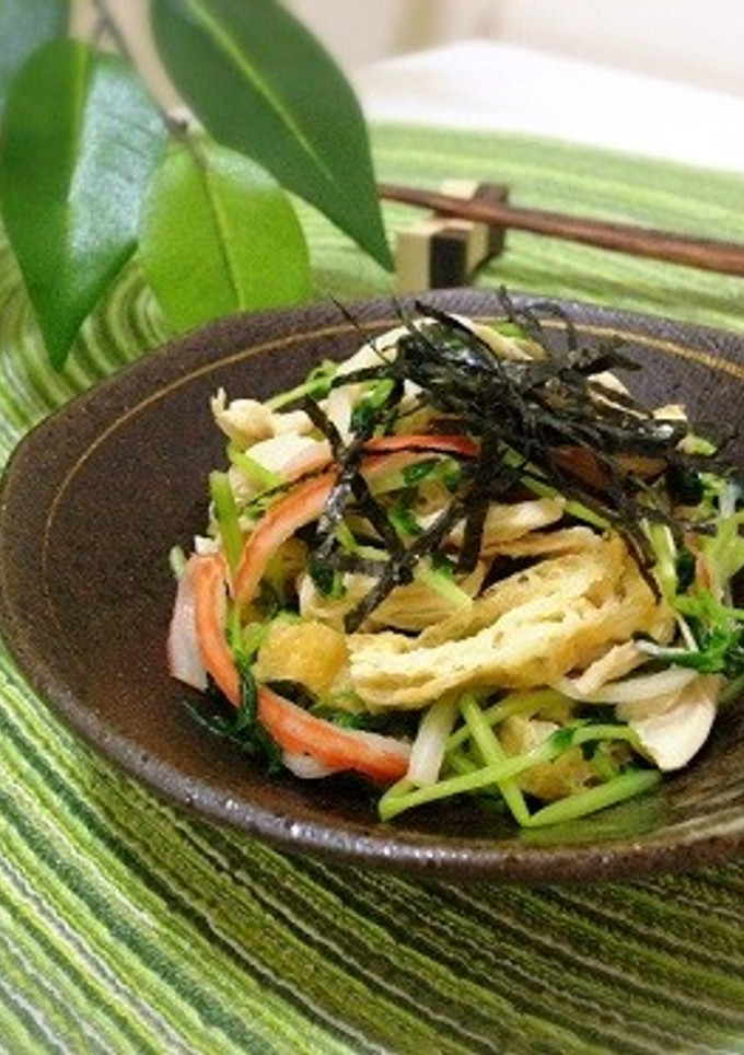 豆苗のうまうまお浸し-レシピのメイン写真