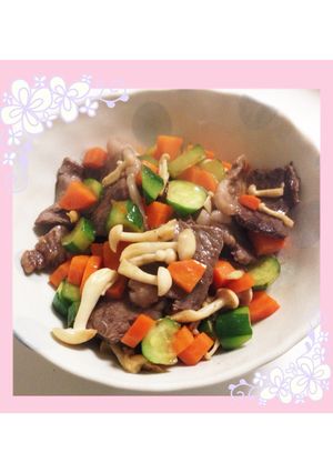 【簡単】きゅうりの炒め物-レシピのメイン写真