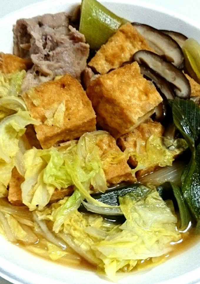 すき焼きのたれで作る★厚揚げのすき煮-レシピのメイン写真