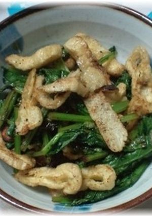 かぶの葉と油揚げの炒め物-レシピのメイン写真