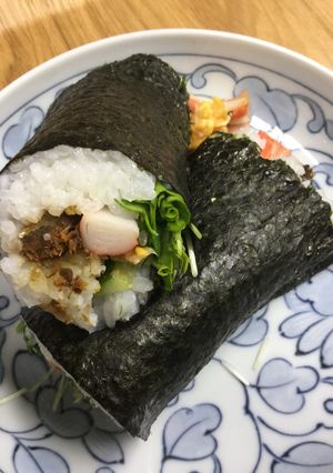 2015 年節分・恵方巻き(いわし入り)-レシピのメイン写真