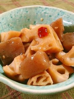 ザクザクれんこんとコンニャクのきんぴら-レシピのメイン写真
