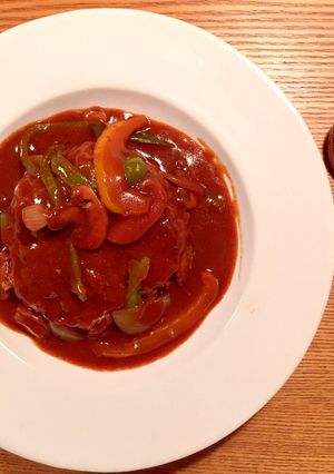 挽肉から作る☆煮込みハンバーグ-レシピのメイン写真
