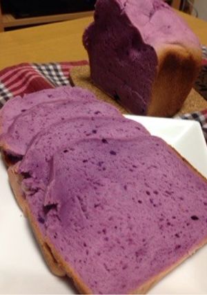 簡単★紅芋de食パン★ＨＢ入れるだけ-レシピのメイン写真