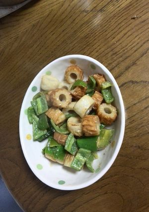 簡単ピーちく味噌マヨ炒め-レシピのメイン写真
