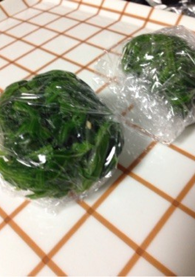 ほうれん草★便利な保存方法-レシピのメイン写真
