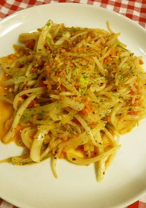 ダイエット！もやしと白菜の鮭フレ炒め♪-レシピのメイン写真