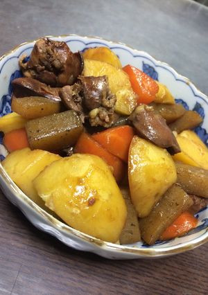 鶏レバーの煮物☆おばあちゃん直伝-レシピのメイン写真