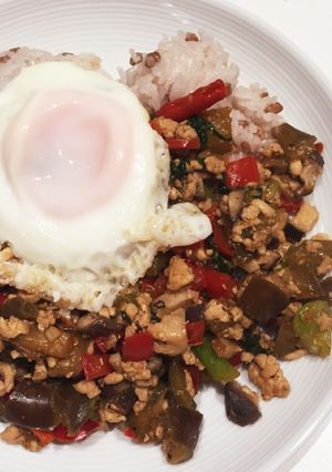 残り物野菜で作る本格ガパオライス-レシピのメイン写真