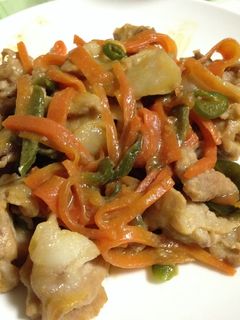 簡単★豚小間肉の肉野菜炒め-レシピのメイン写真