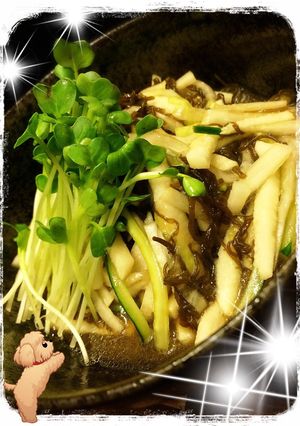 とろろ芋ともずくの柚子風味サラダ-レシピのメイン写真