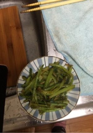 カブの葉 炒める-レシピのメイン写真