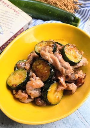 塩麹豚こま肉とズッキーニ炒め今夜のおかず-レシピのメイン写真