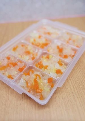 離乳食中期⁑野菜ミックス(フリージング)-レシピのメイン写真