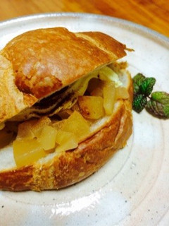 りんごのクロワッサンサンド-レシピのメイン写真