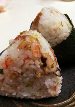 おにぎりに♡醤油タコ焼きの味でウマウマ-レシピのメイン写真