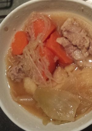 根野菜と豚肉の煮物-レシピのメイン写真