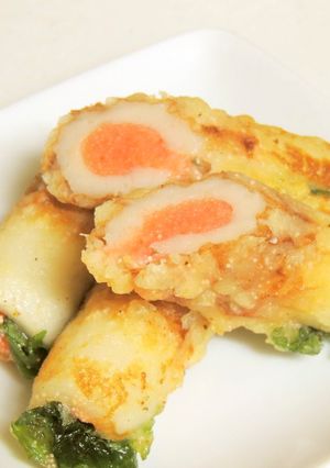 お弁当に！竹輪の明太子揚げ-レシピのメイン写真