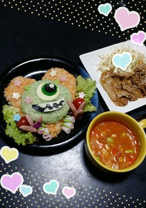 キャラマイクごはん(๑•̀ㅂ•́)و✧-レシピのメイン写真