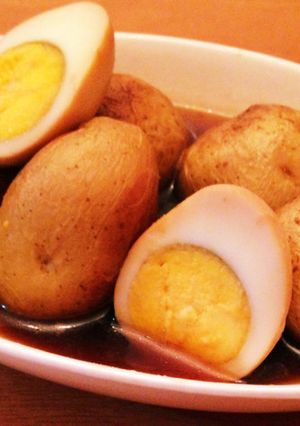 うまー！新じゃがと卵♡こってりころころ煮-レシピのメイン写真