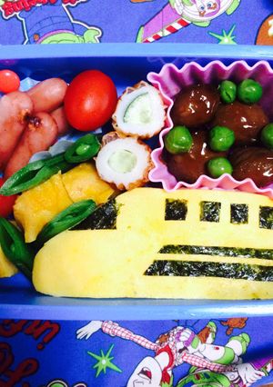 #新幹線#ドクターイエロー#キャラ弁-レシピのメイン写真