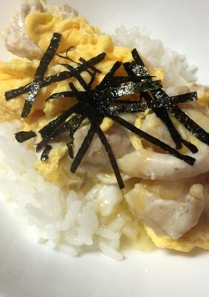 犬ごはん・親子丼-レシピのメイン写真