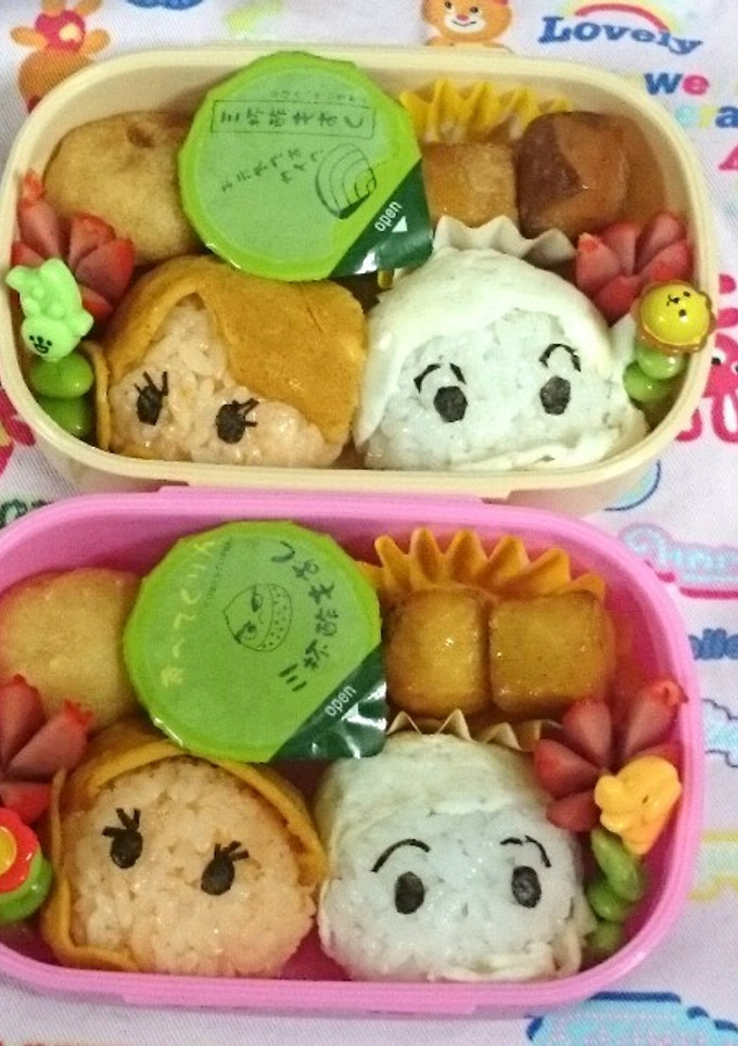 アナと雪の女王 キャラ弁 ツムツム 簡単-レシピのメイン写真