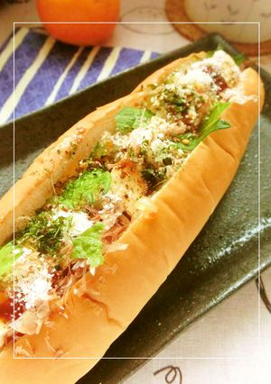 焼き豆腐のお好みパン-レシピのメイン写真