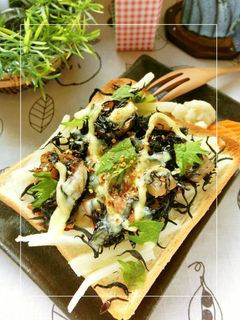 残り福❀ひじき煮&大根皮のトースト-レシピのメイン写真