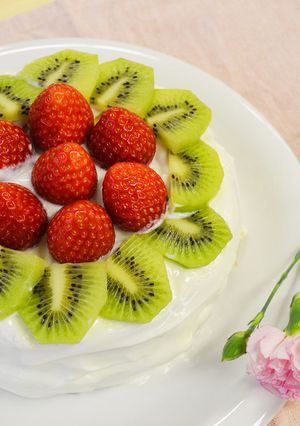 【ヨードリップ】ヨーグルトショートケーキ-レシピのメイン写真