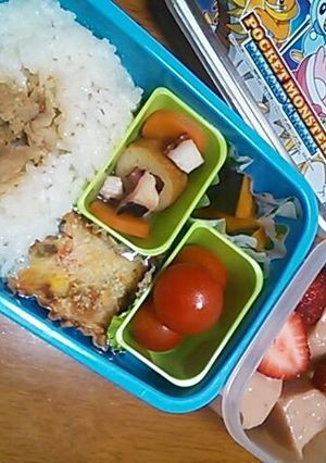 チビ冬の弁当*簡単豚肉丼みそ味-レシピのメイン写真