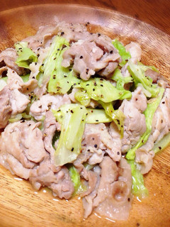 豚肉とキャベツの塩だれ炒め-レシピのメイン写真
