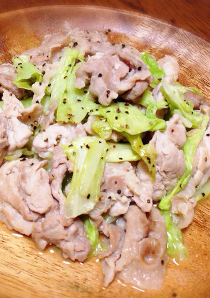 豚肉とキャベツの塩だれ炒め-レシピのメイン写真