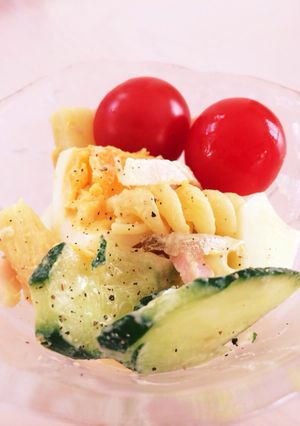 カフェみたいなマカロニサラダ♡茹で卵入り-レシピのメイン写真