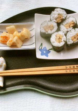 納豆巻き　簡単　誰でも上手に！箸箱利用-レシピのメイン写真