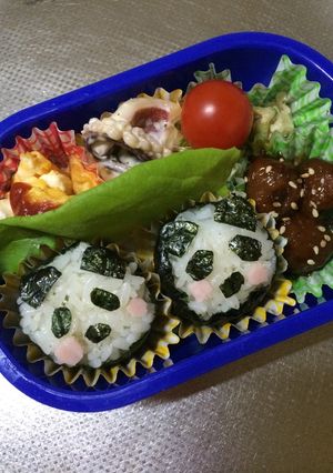 パンダキャラ弁-レシピのメイン写真