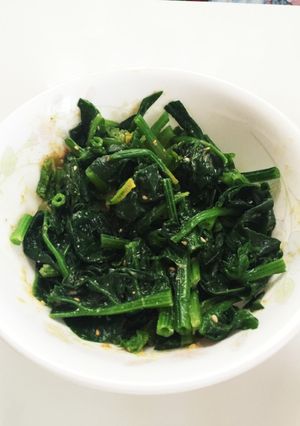 *ほうれん草のごま和え*-レシピのメイン写真