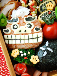 キャラ弁☆獅子舞(ししまい)弁当-レシピのメイン写真
