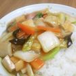 ピリ辛が美味しい♪ベジタリアンの中華丼
