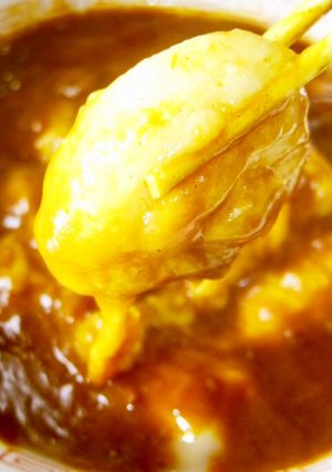 お餅消費レトルト&余ったカレーでカレー餅-レシピのメイン写真
