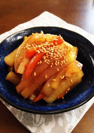 旬！！大根の甘辛炒め☆お弁当にも☆-レシピのメイン写真