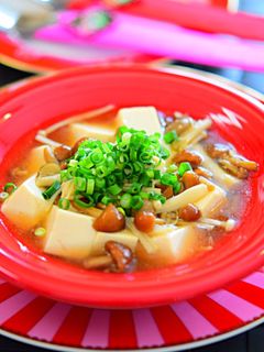 なめこ豆腐-レシピのメイン写真