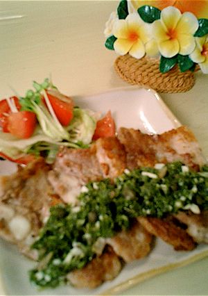 さっぱりうまい豚肉のサルサヴェルデソース-レシピのメイン写真
