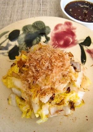 白菜だけ！白菜の香ばしホットサラダ-レシピのメイン写真