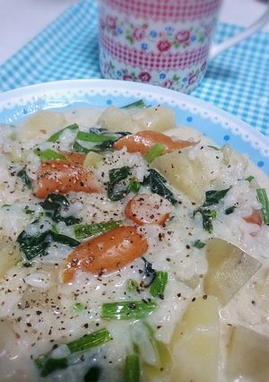 ランチに夜食に✿野菜のチーズリゾット-レシピのメイン写真