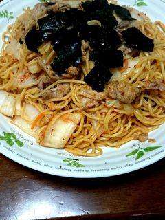 ガッツリ!豚キムチ焼そば-レシピのメイン写真
