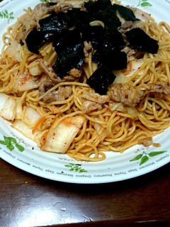 ガッツリ!豚キムチ焼そば-レシピのメイン写真