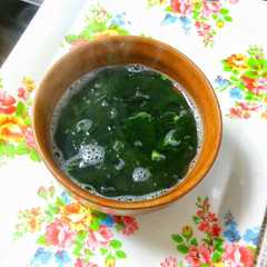 รูปของ 和風わかめスープ♪わかめ好きさんへ