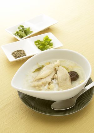 簡単♪冬野菜入りサムゲタン風おかゆ-レシピのメイン写真
