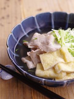 <おばんざい>水菜とお揚げの炊いたん-レシピのメイン写真